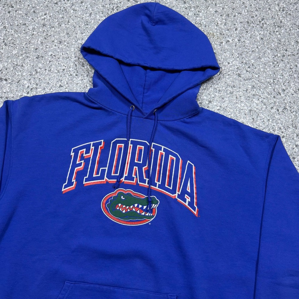 Champion Florida Gators Hoodie Men's Extra Large Blue Collegiate